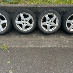 アルミホイールタイヤ4本セット 15インチ 185/55 R15 スタッドレスタイヤの画像