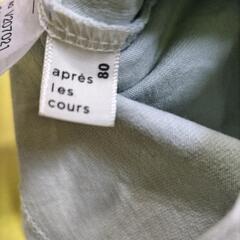 【やや汚れあり】アプレレクール　チャーリーブラウンTシャツ半袖80サイズの画像