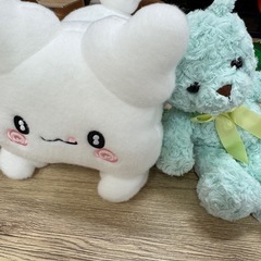 はなまるおばけ　ぬいぐるみ　ローズベアーパステルソーダ