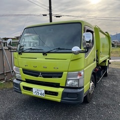 ❗️キャンター❗️プレス式❗️6.3M3❗️パッカー車❗️ゴミ収集❗️の画像