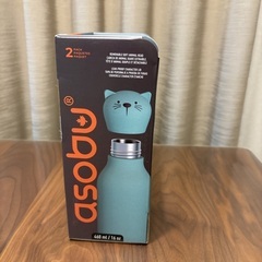 【新品・未使用】asobu Bestie 動物型水筒 460ml 2個セット　羊と猫　マグボトル　コストコ　Costco の画像