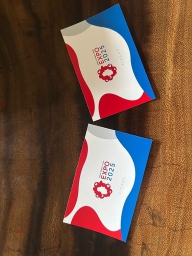 大阪万博チケット　未使用品2名分