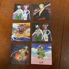ワンピースのシール6枚