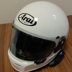 Arai RAPIDE NEO ホワイト インカム（B+COM）付き
