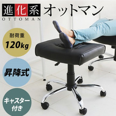 アイリスプラザ(IRIS PLAZA) オットマン ブラックの画像