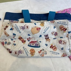 アンパンマン　通園バッグ　絵本バッグ　ハンドメイドの画像