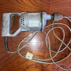 動作確認済　レトロ電動工具　日立製作所電気ドリル　　