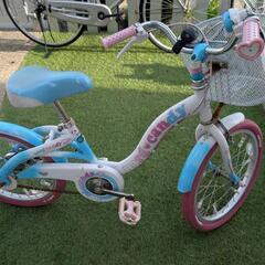 自転車　18インチ　補助輪なし