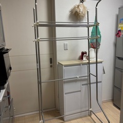 予約済み⭐︎SEKISUIステンレス洗濯機ラックの画像