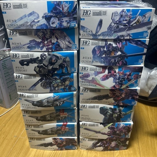 水星の魔女ガンプラまとめ売り