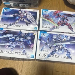 水星の魔女ガンプラまとめ売りの画像