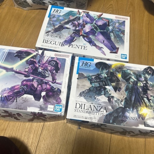 水星の魔女ガンプラまとめ売り