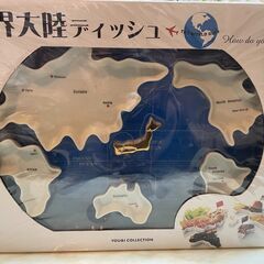 【新品未使用】世界大陸ディッシュの画像