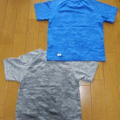 子どもドライEX半袖Tシャツ2枚セット/中古/ユニクロ/110サイズの画像