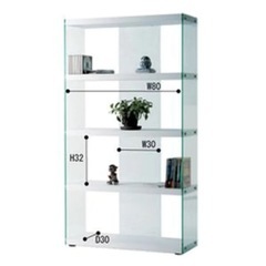 5/15まで　4段ガラスシェルフの画像