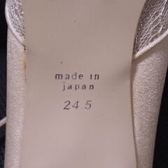 Le Chione ビジューバックルストラップパンプス(24.5cm)の画像