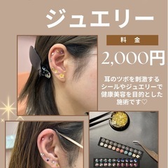 耳ツボジュエリー✨