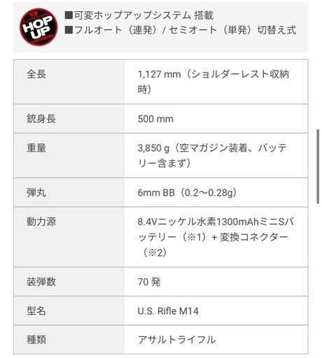 東京マルイ電動ライフル