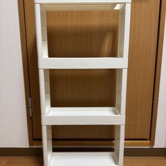 キャスター付きスリムワゴン 収納