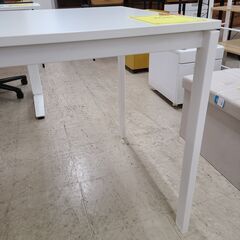 J9495　IKEA　イケア　ダイニングテーブル　MELLTORP　メルトルプ　ホワイト　クリーニング済み【リユースのサカイ柏店】の画像