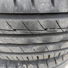 155/65R14　社外アルミ夏タイヤのセット　軽自動車全般　ZERIOUS　ゼリオズ　出光×ヨコハマ　セリアル0424  まだまだ使える7分山位！！　の画像