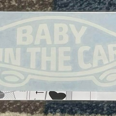 BABY IN THE CAR カーステッカー　VANS バンズ