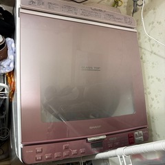 「取引中」SHARP 洗濯機 ES-PX8B-P 8kg プラズ...