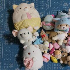 ぬいぐるみセット すみっコぐらし、キティーちゃん他の画像