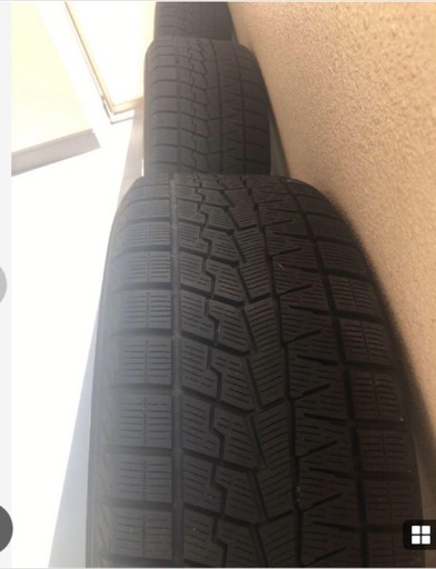 スタッドレスタイヤ　30セルシオ純正メッキホイール　ほぼタイヤ新品 225/55R17