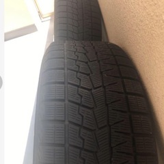 スタッドレスタイヤ　30セルシオ純正メッキホイール　ほぼタイヤ新品 225/55R17の画像