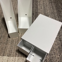 美品！無印良品収納引き出し、ニトリのA4書類ファイルスタンド2つ...