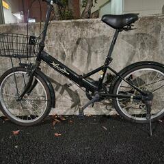 ギア付き折り畳み自転車