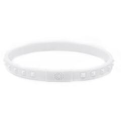 バンデル BANDEL ブレスレット スタッズ ホワイト×ホワイトの画像