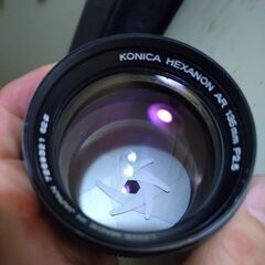 Konica HEXANON AR 135mm F2.5　レンズは優良