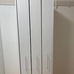 【大容量本棚】隙間収納3連セットキャスター付本棚の画像
