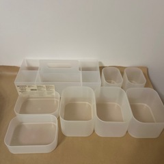 無印良品　ポリプロピレン収納用品　ボックス・ケース 8個セット