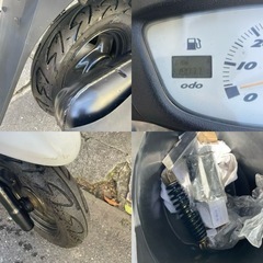 ヤマハ jog ジョグ　sa16j バッテリー新品付きの画像