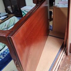 しっかりした欅の座卓　引越につき各種出品　配達可能の画像