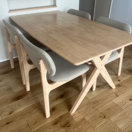 【引き渡し先決定済】使用期間1年　ダイニングセット