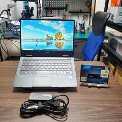 NEC 約930g Corei5-7Y54/8GB/500GB ...