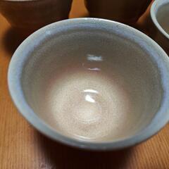<値下げしました>萩焼　湯呑み5個セットの画像