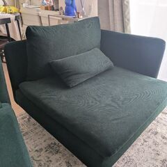 IKEA　ソーデルハムン　肘掛け付きソファ(1人掛け)