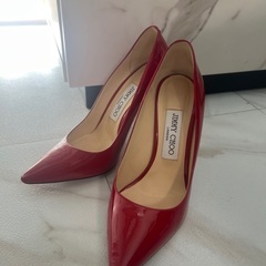 JIMMY CHOO 赤ピンヒール 23cm