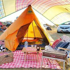 ロゴス タープ チェッカーTepee ブリッジヘキサの画像