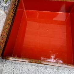 二段重箱　木製　昭和レトロ　未使用品の画像