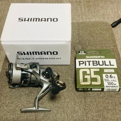 シマノ 21 ナスキー 2500SHG と バスワン XT 26...