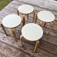 丸椅子　椅子　イス　ニトリ　4脚