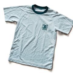 半田高校　体操服　Tシャツ（男子）Ｌ（みどり）