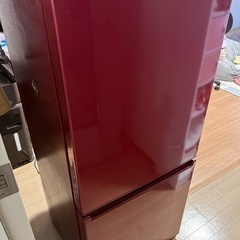 アクア 冷蔵庫 168L 赤