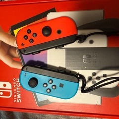 【新品同様】 Switch本体有機EL Joy-Conホワイト＋...
